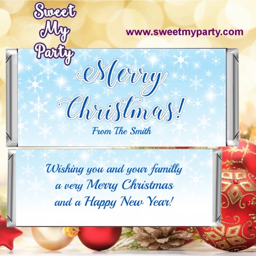 Christmas Candy Bar Wrappers, design 55